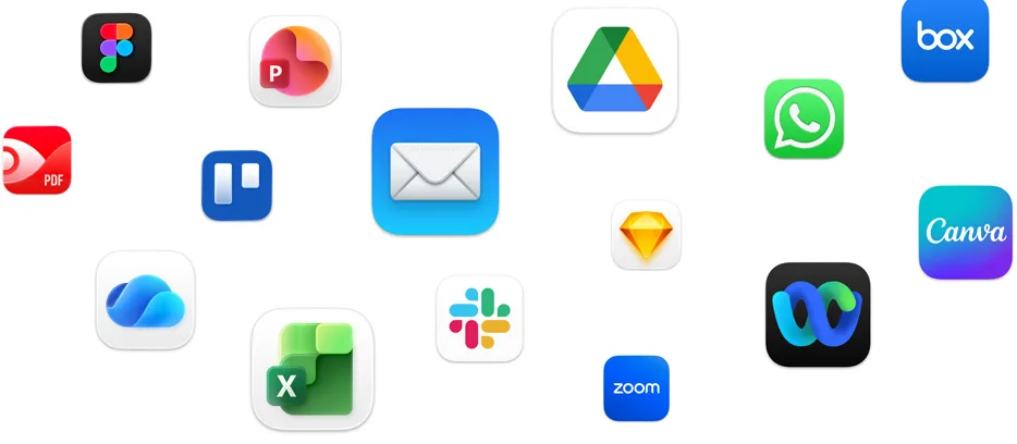 Aplicaciones de trabajo en dispositivos Apple