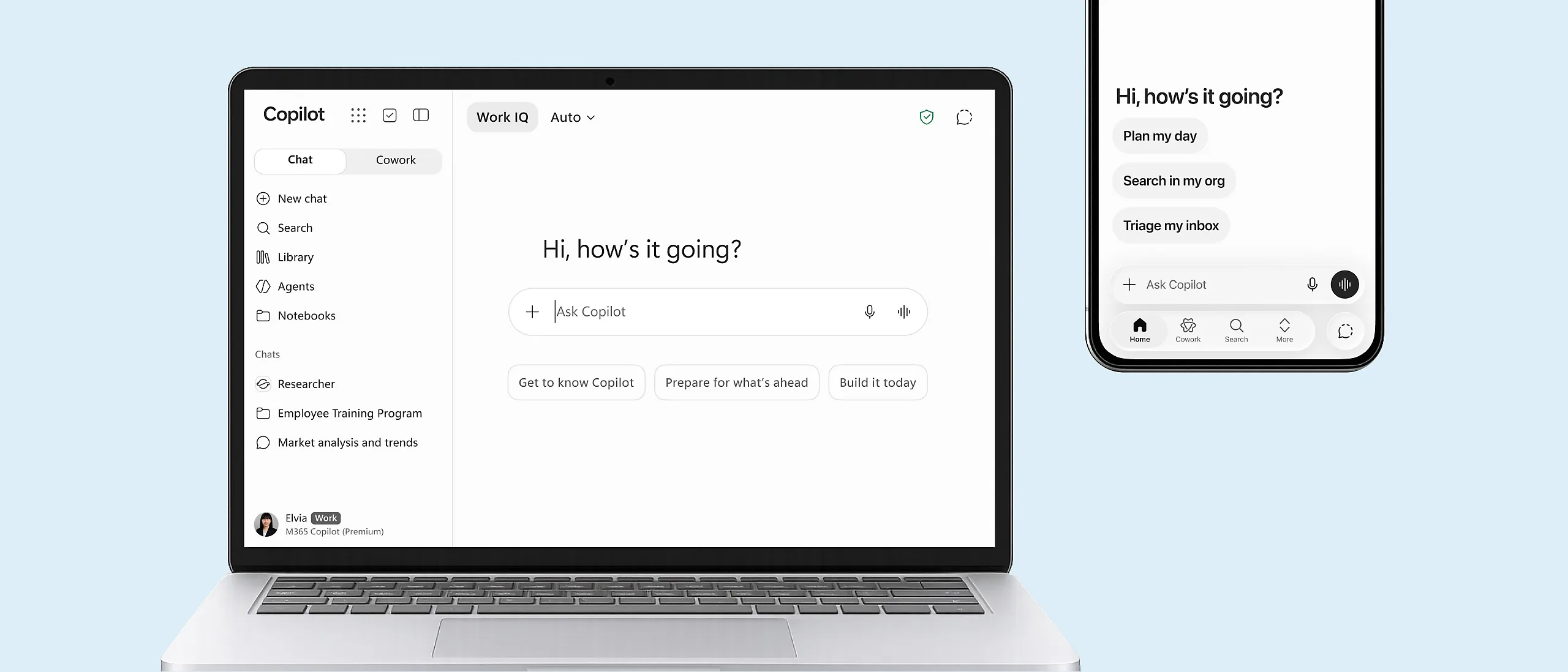 Agentes de IA conectados a Microsoft 365 Copilot