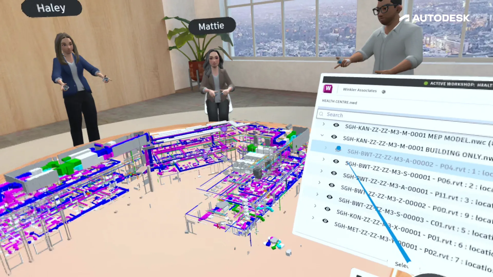 Coordinación de modelo BIM por disciplinas