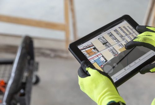 Construction site at the University of Iowa College of Pharmacy building. Cloud collaboration and BIM 360 helped the Miron Construction Co., Inc. in their construction of this building.